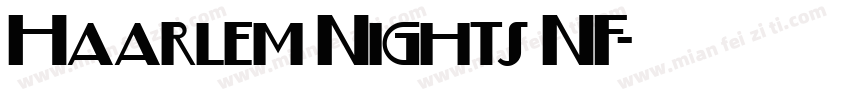 Haarlem Nights NF字体转换